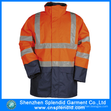 2016 Newest Rain Coat Mens Orange Waterproof Rain Jacket